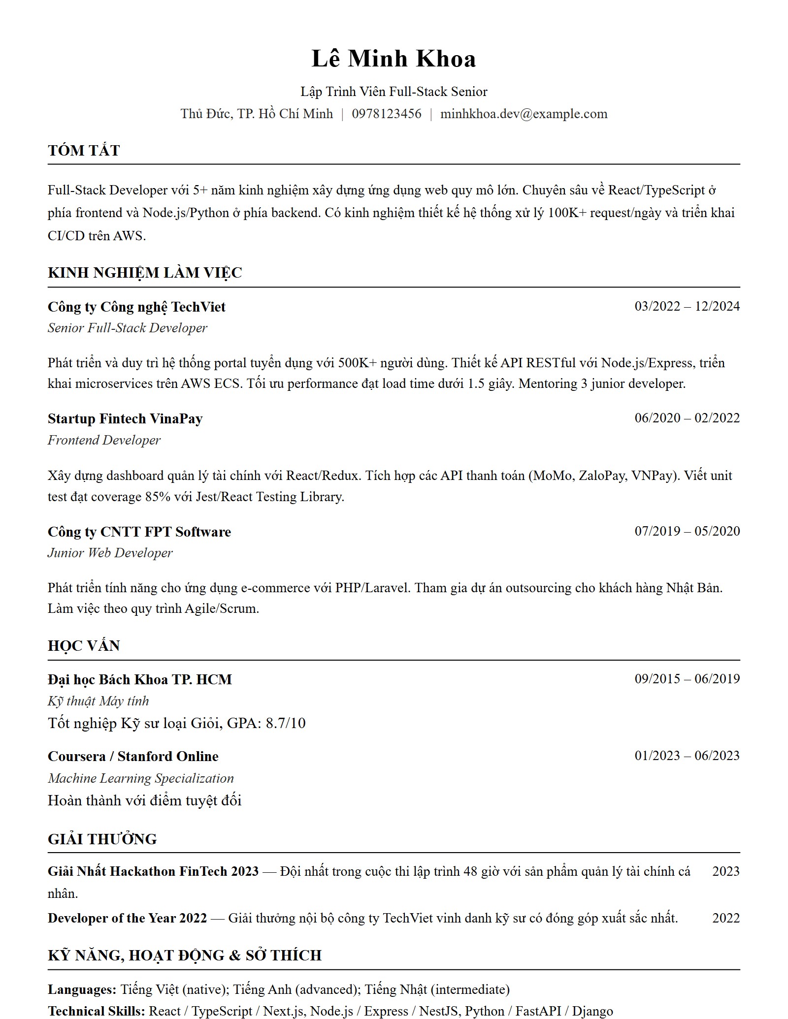 JobsGO CV