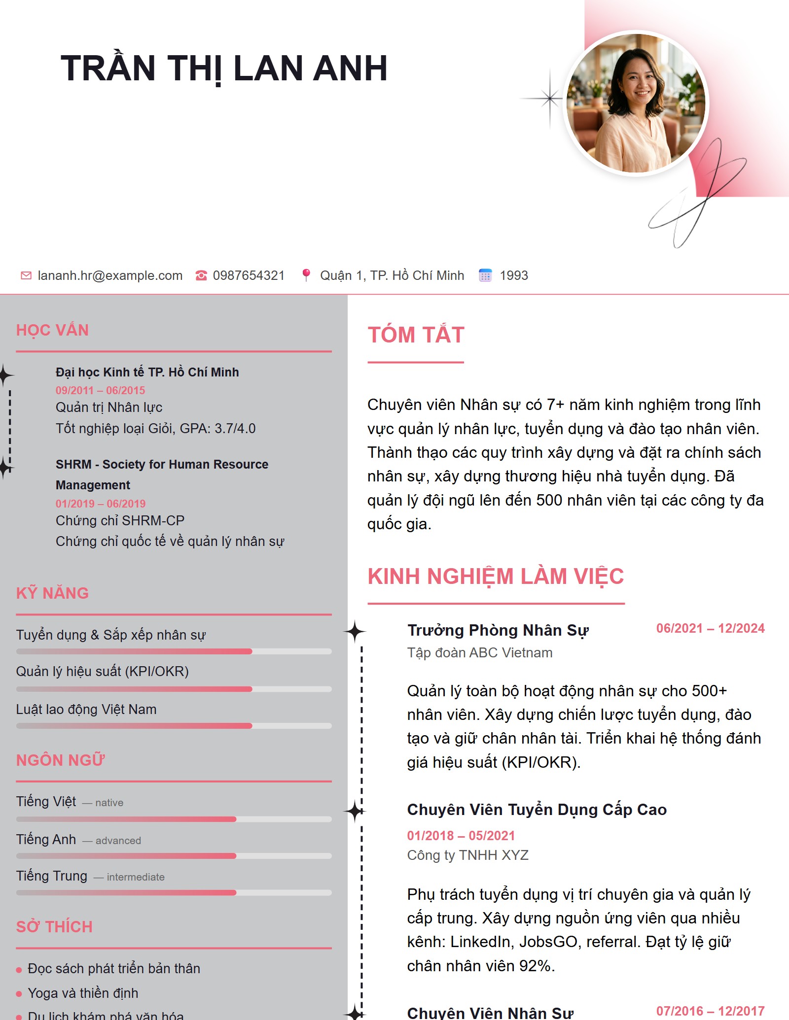 JobsGO CV